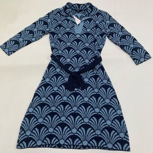 Pretty Vacant Blue Printed Cardi Tunic